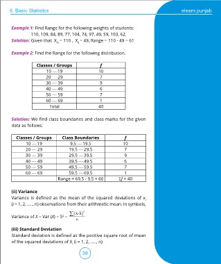 Page 39 - 10-Math-6 BASIC STATISTICS